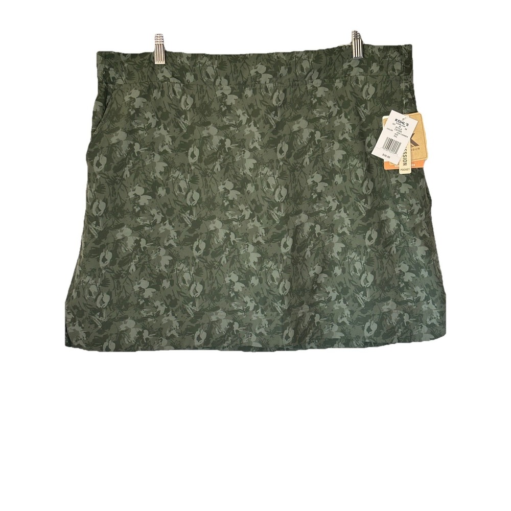Zeroxposur NEW Sun Smart Skort XXL Green Carmen NWT Athleisure Golf Pickleball